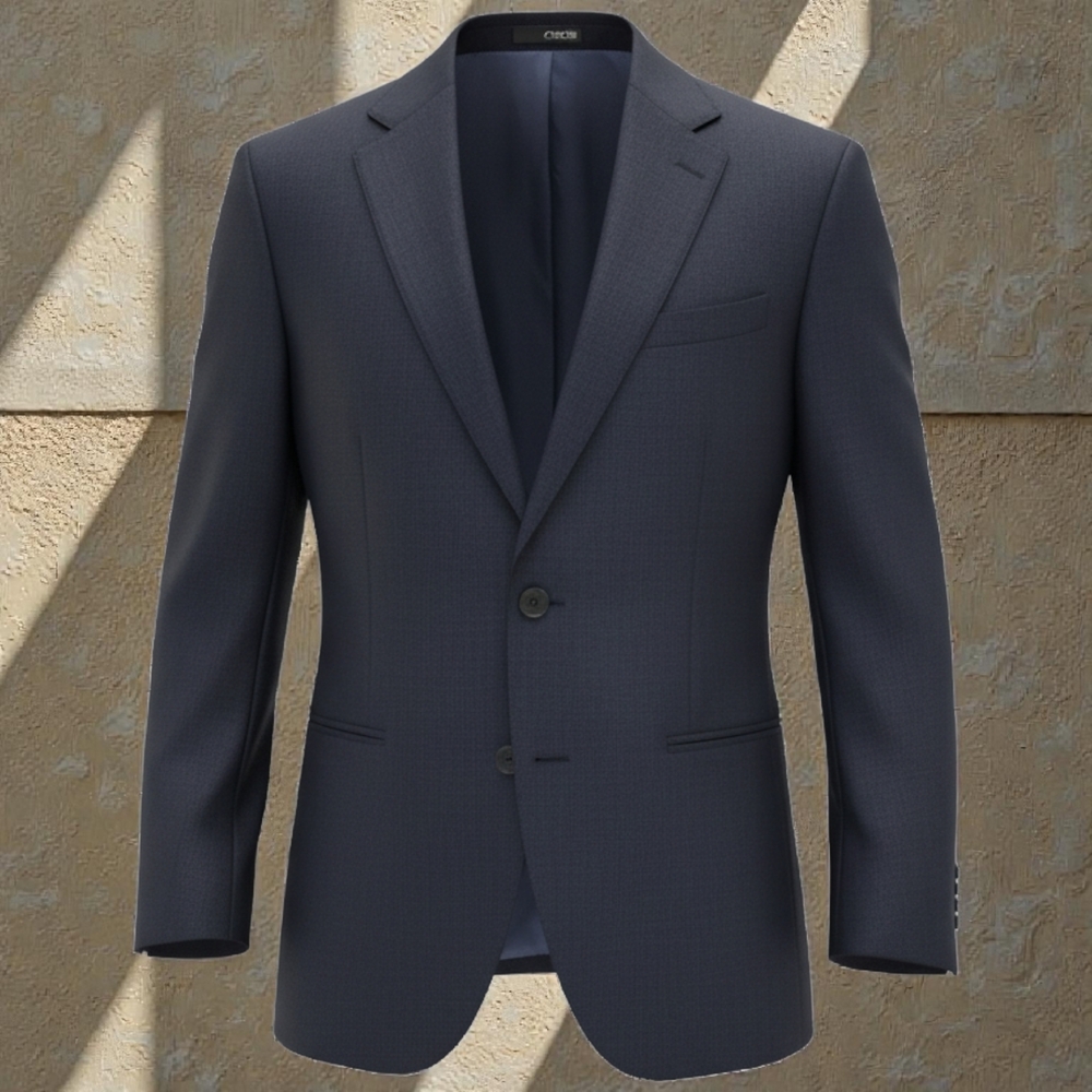 0909 Loro Piana Zelander Merino Wool Navy Blazer Made in Italy 🇮🇹
